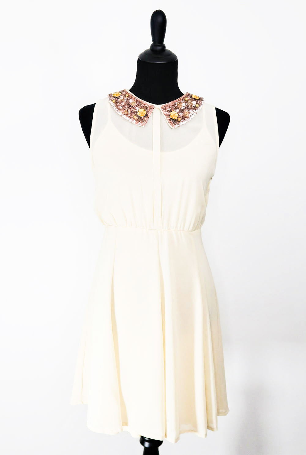 BAR III Sequence Collar A-line Dress - Sachy's Closet