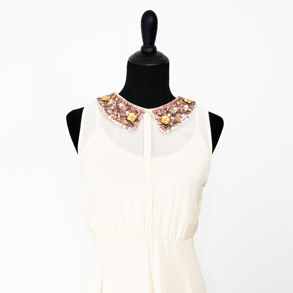 BAR III Sequence Collar A-line Dress - Sachy's Closet