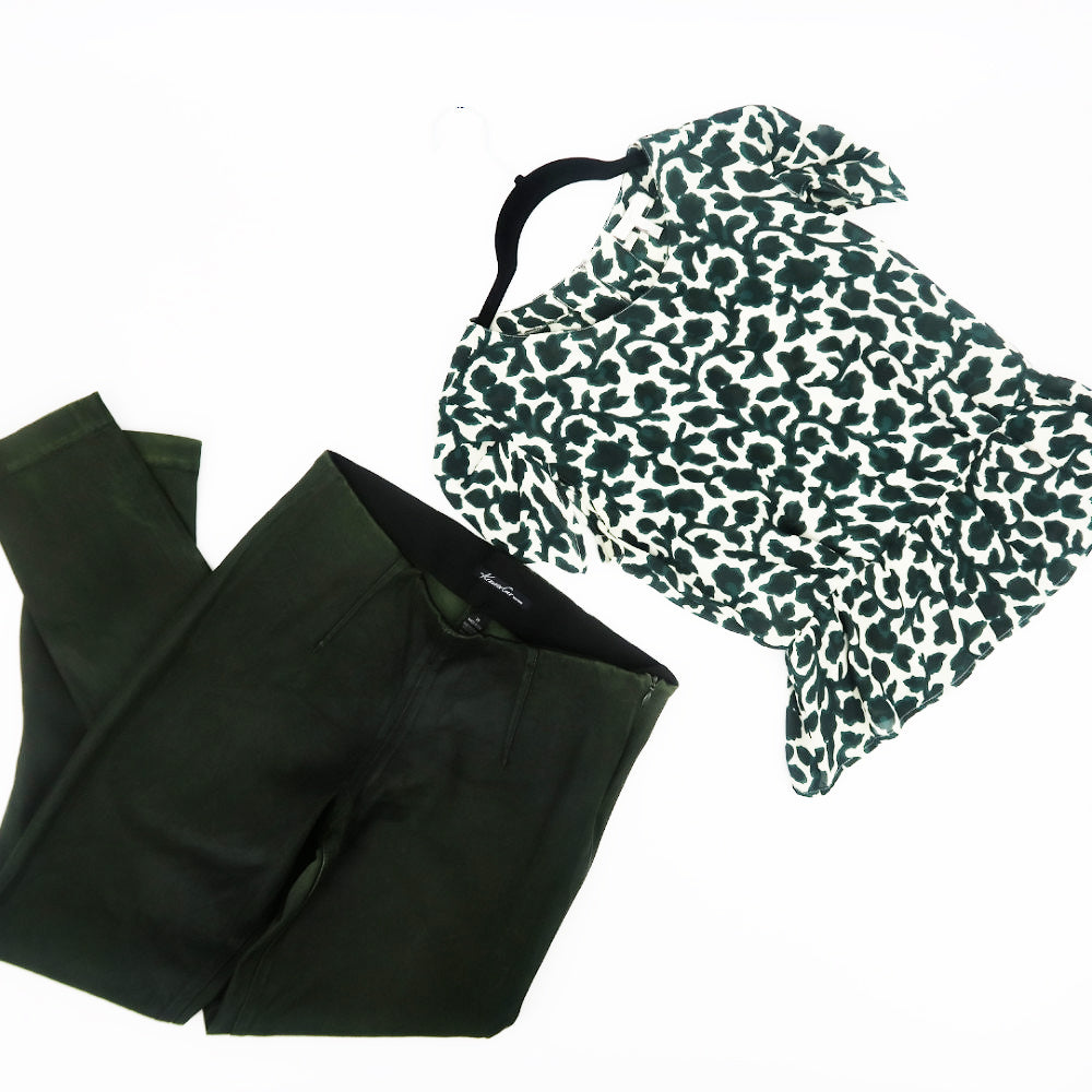 Joe Leopard Print Peplum Top - Sachy's Closet