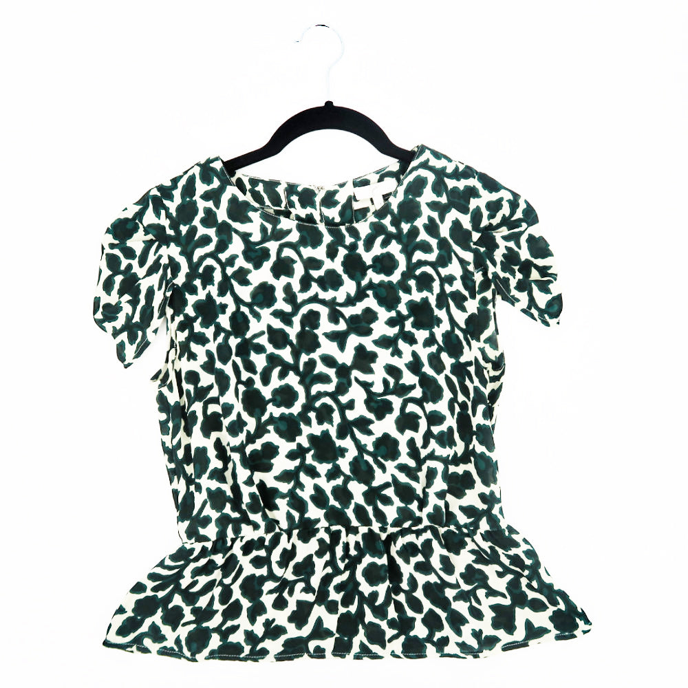 Joe Leopard Print Peplum Top - Sachy's Closet
