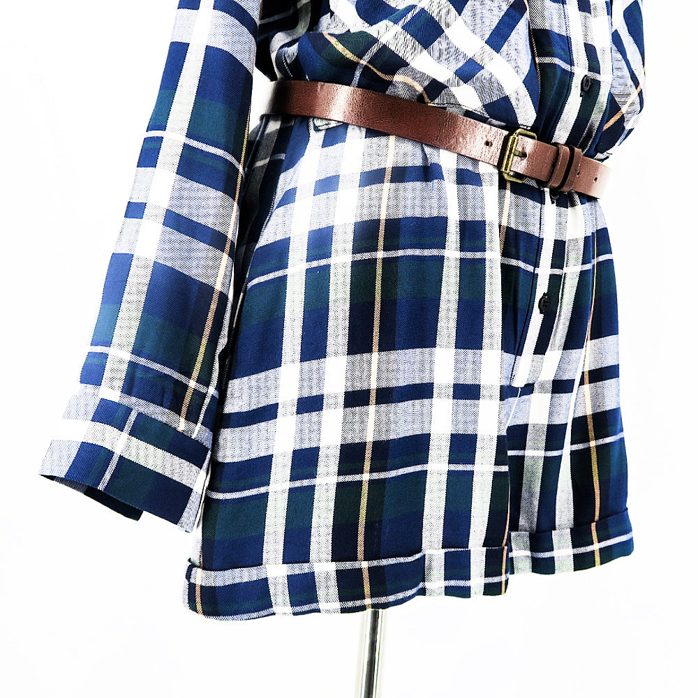 Trafaluc by Zara Tartan Romper - Sachy's Closet