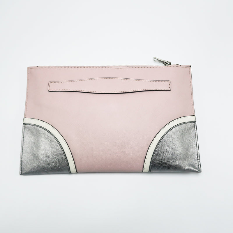 Prada Saffiano Lux Clutch - Sachy's Closet