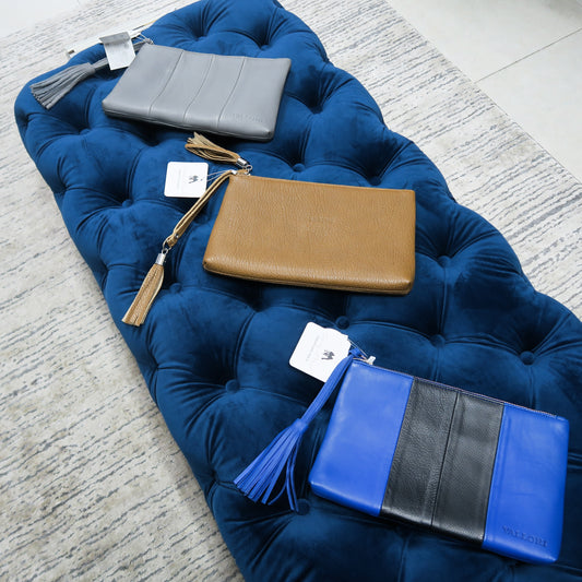 Vallori by Heitorn Leather Clutches - Sachy's Closet