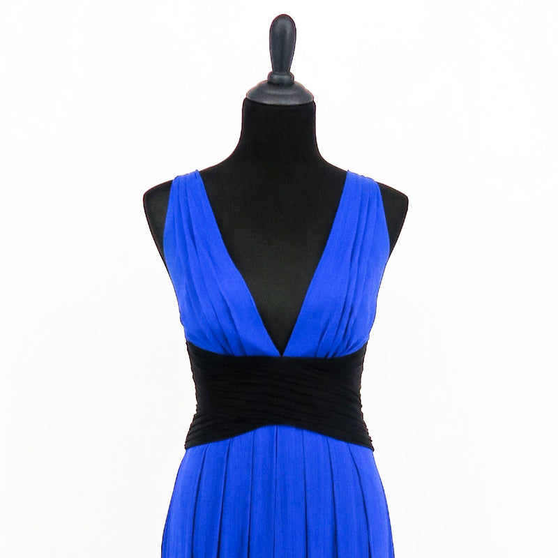 BCBG Maxazria Color Blocked Evening Gown - Sachy's Closet