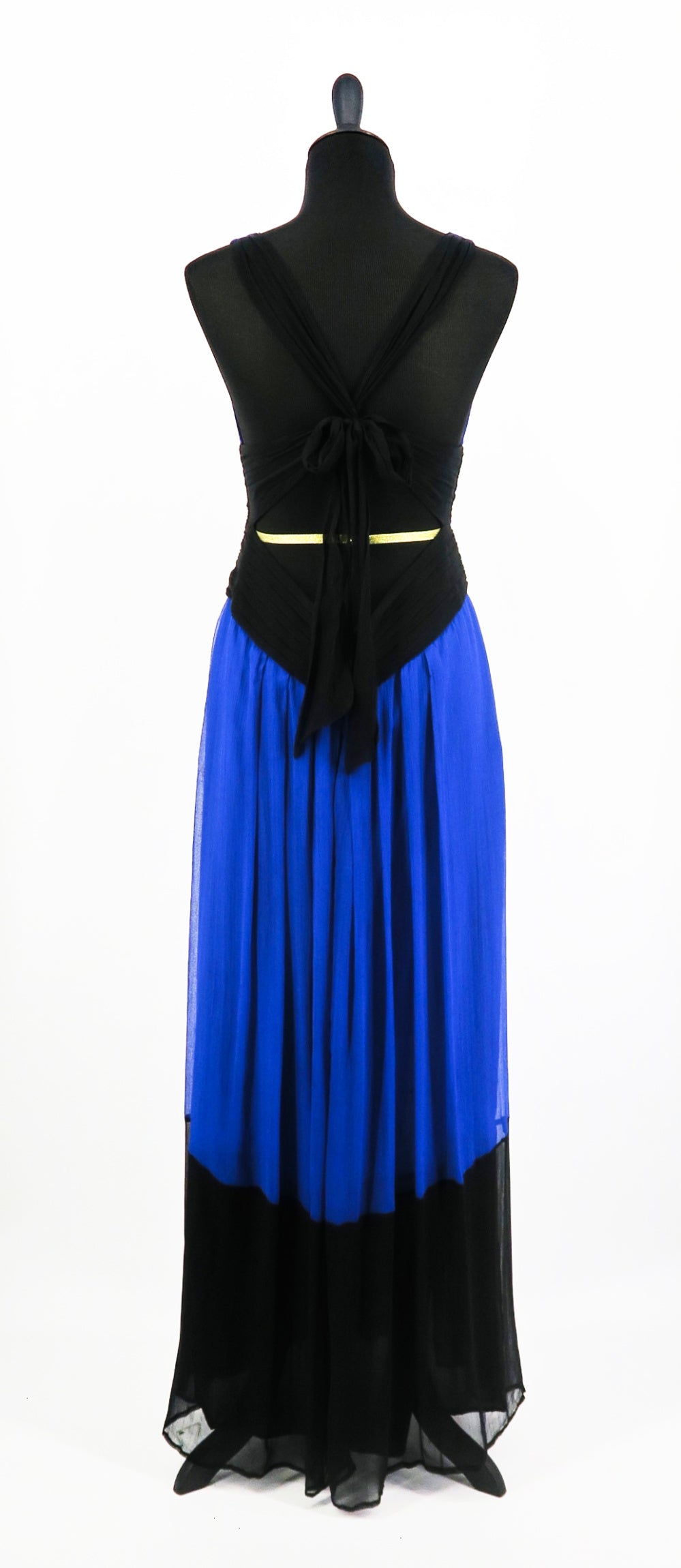 BCBG Maxazria Color Blocked Evening Gown - Sachy's Closet