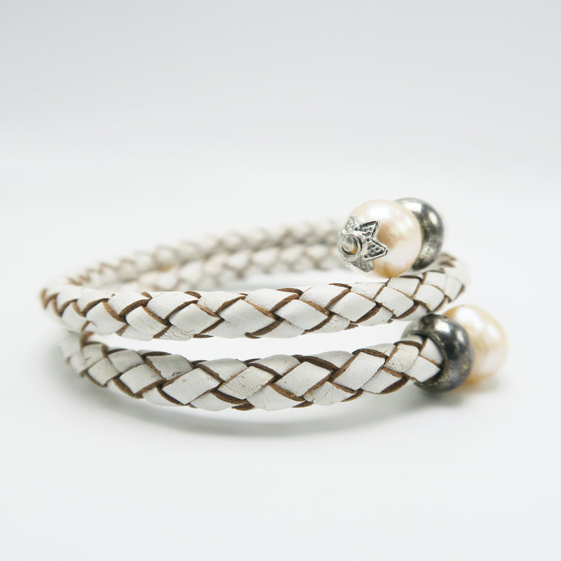 SCTB Faux Pearl Twist Bracelet - Sachy's Closet