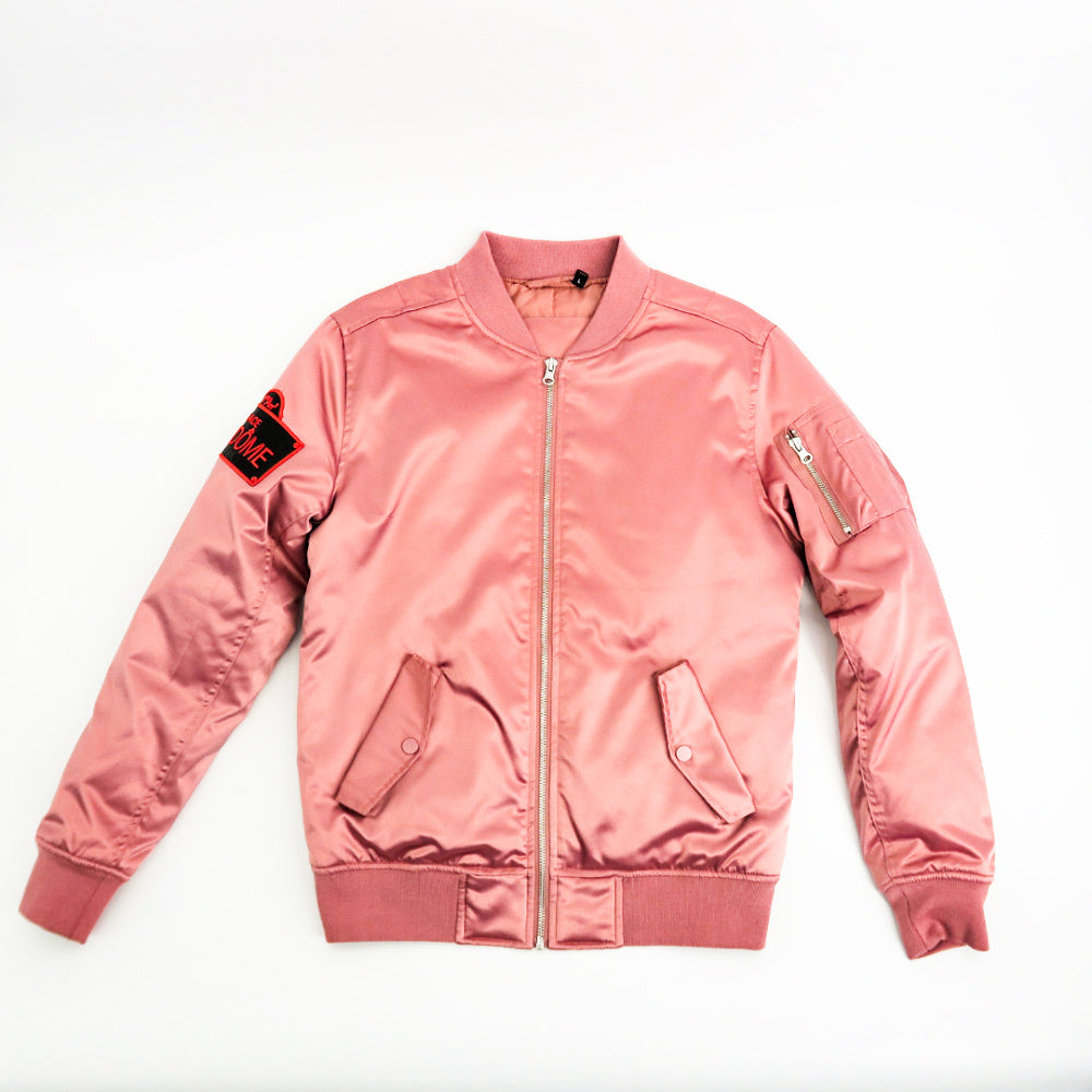 Vintage Rose Bomber Jacket - Sachy's Closet