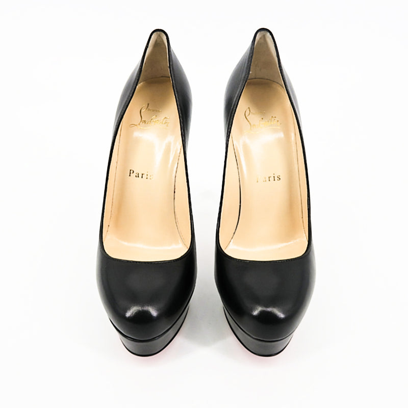 Christian Louboutin Bianca Pumps - Matte Black - Sachy's Closet