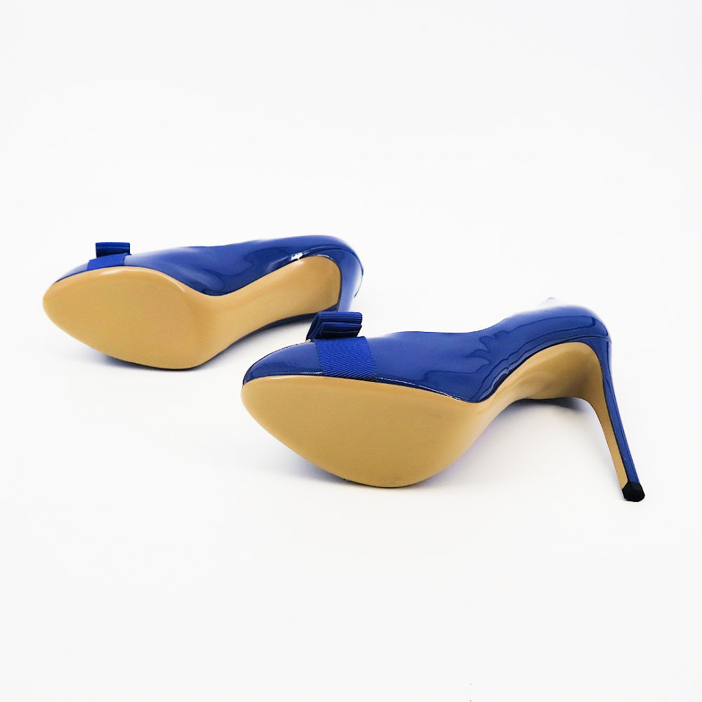 Salvatore Ferragamo Vera Bow Pumps - Sachy's Closet