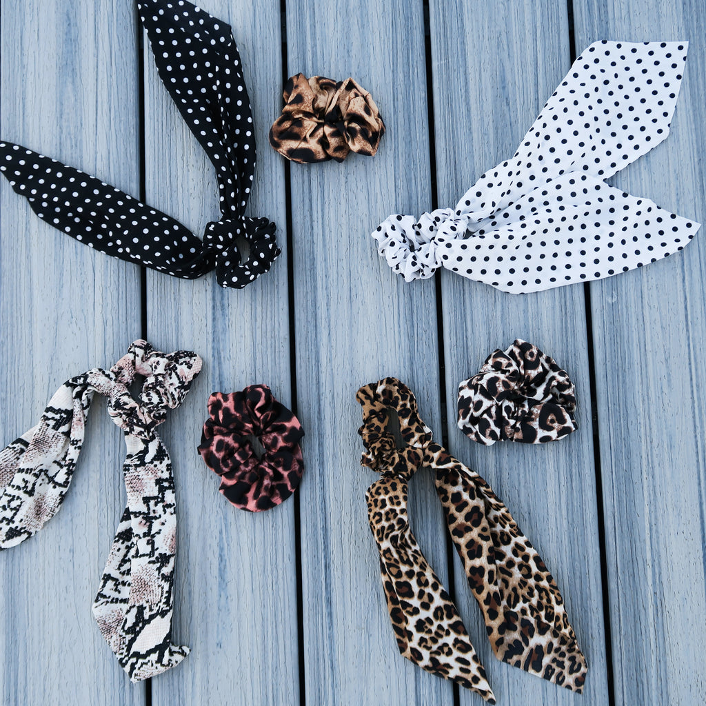 Scarf Scrunchies & Hair Ties - Sachy's Closet