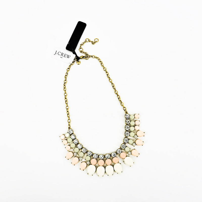 J. Crew Nude Tone Drops Statement Necklace - Sachy's Closet