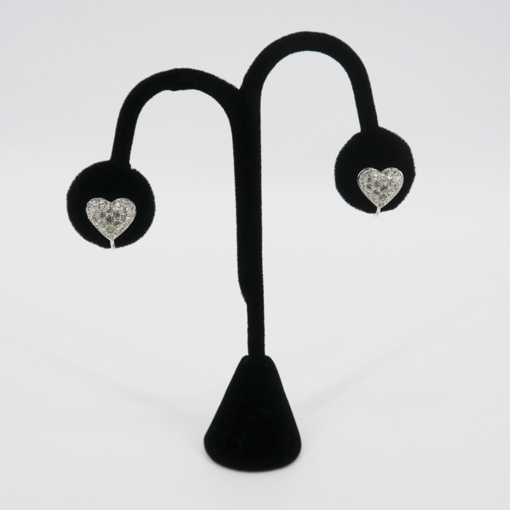 Swarovski Heart Earrings - Sachy's Closet