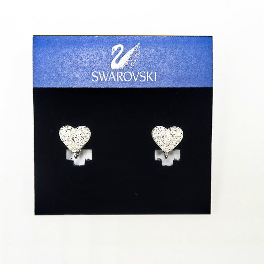 Swarovski Heart Earrings - Sachy's Closet