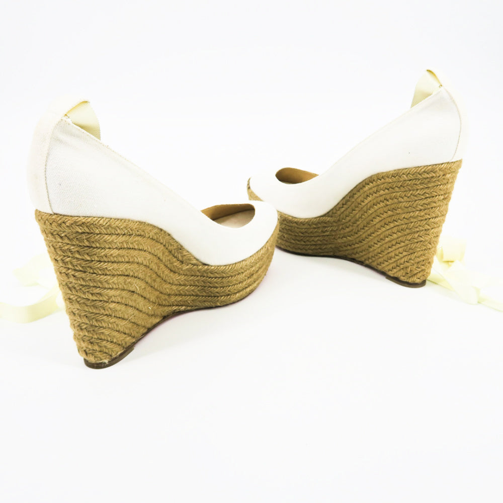 Christian Louboutin Espadrille Wedges - Sachy's Closet