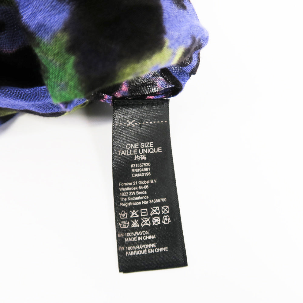 Forever21 Tie Dye Cheetah Print Scarf - Sachy's Closet