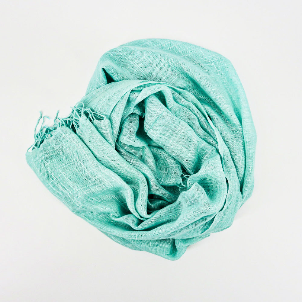 SCTB Spring Scarf in Teal - Sachy's Closet