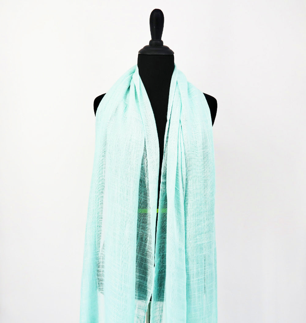 SCTB Spring Scarf in Teal - Sachy's Closet