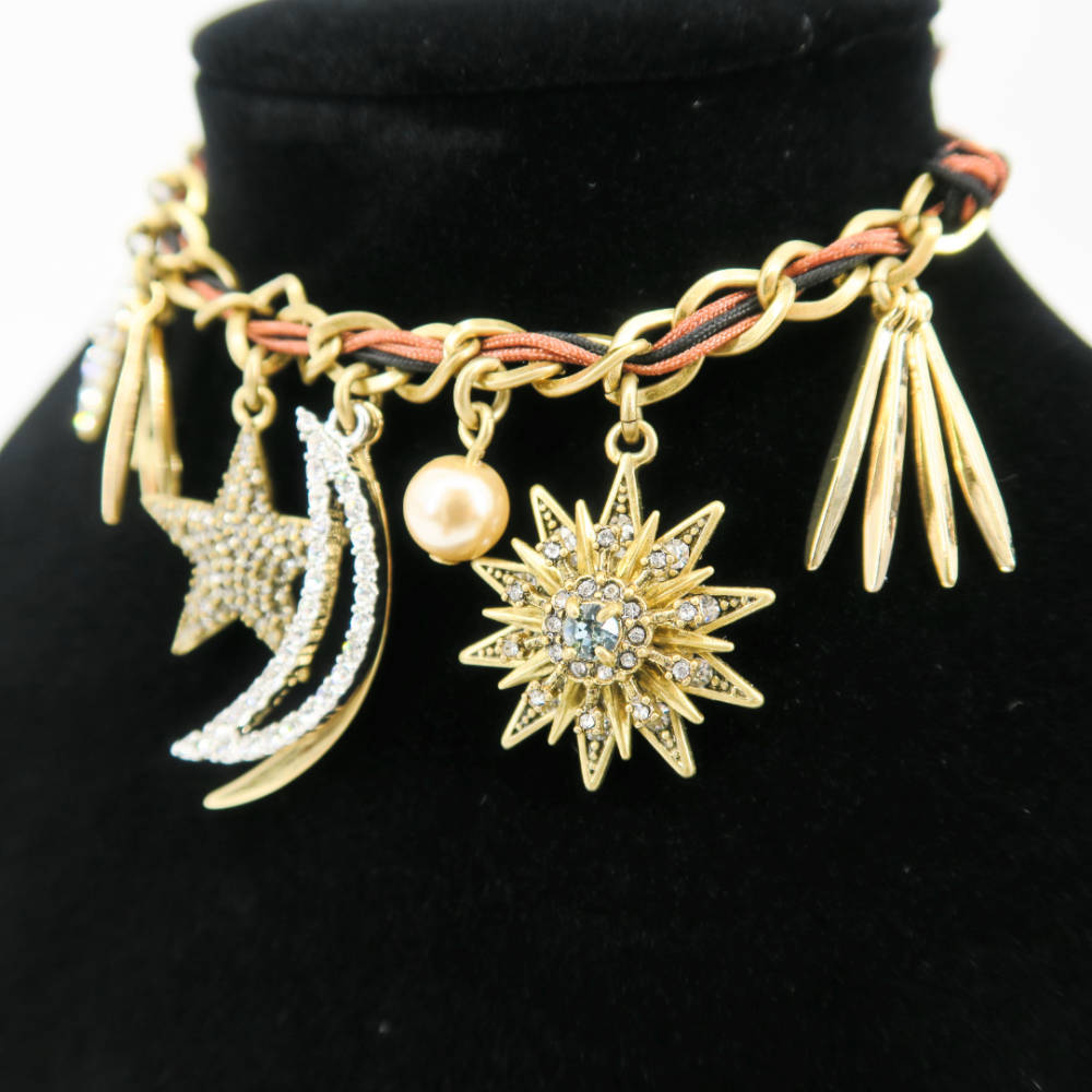 J. Crew Sun, Moon & Stars Charm Bracelet - Sachy's Closet